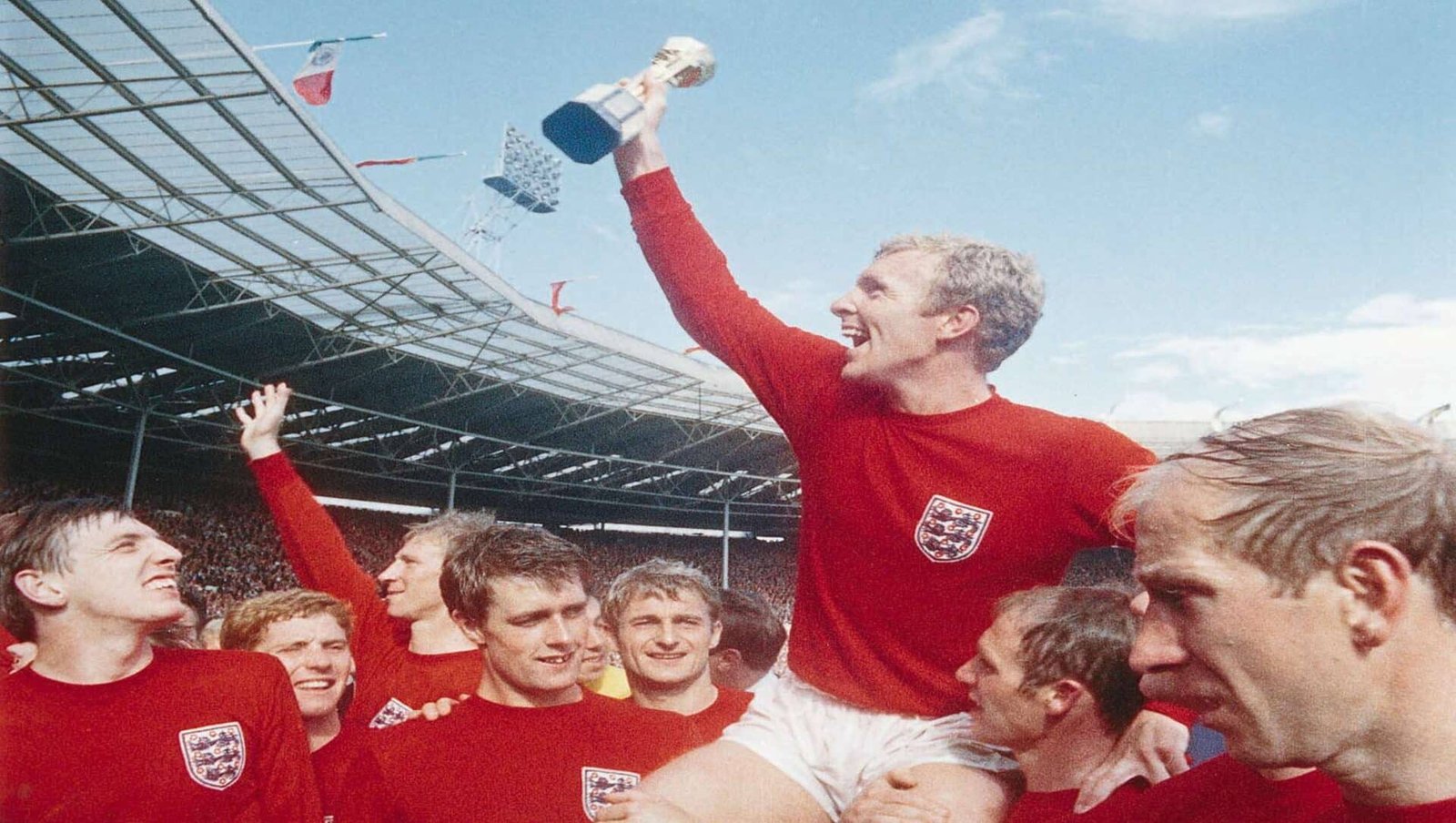 England celebrating their 1966 World Cup victory